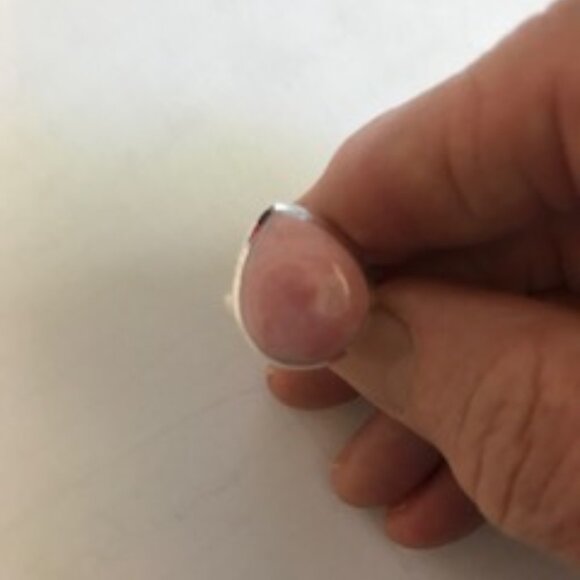 Natural Pink Peruvian Opal Ring size 7 - Picture 4 of 6